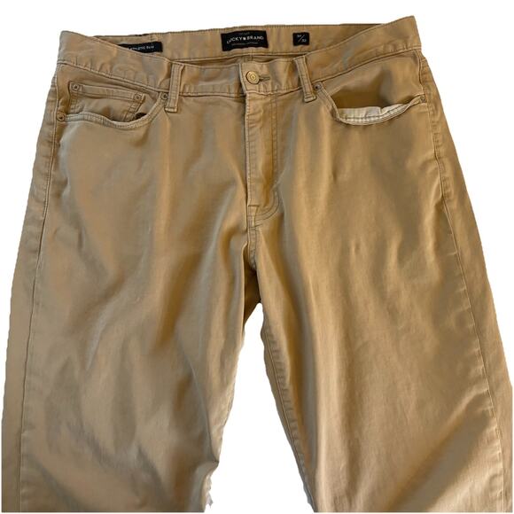 Lucky Brand Men’s 410 Athletic Slim Tan Pants/Jeans Size 34x32 Actual 36x31.5 - Picture 3 of 16
